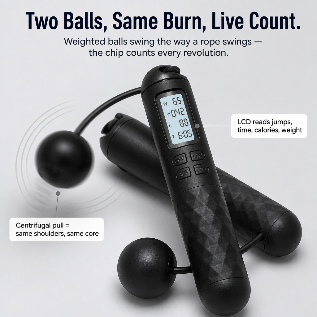 PulseRope™ — Get Real Jump-Rope Cardio Without Whipping Your Shins