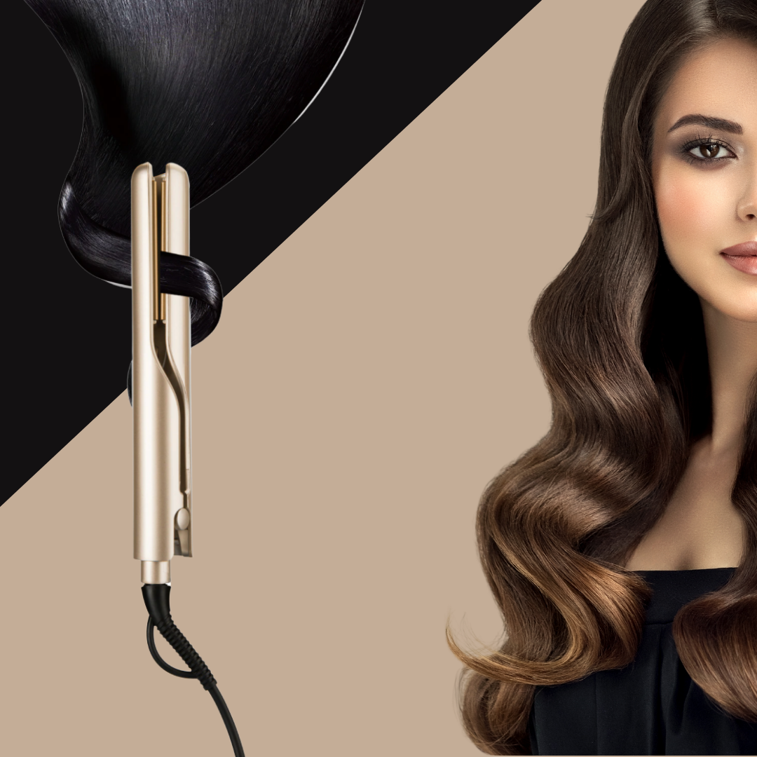 LustraWave Hair Styling Tool – Stunning Look with Visible Protection