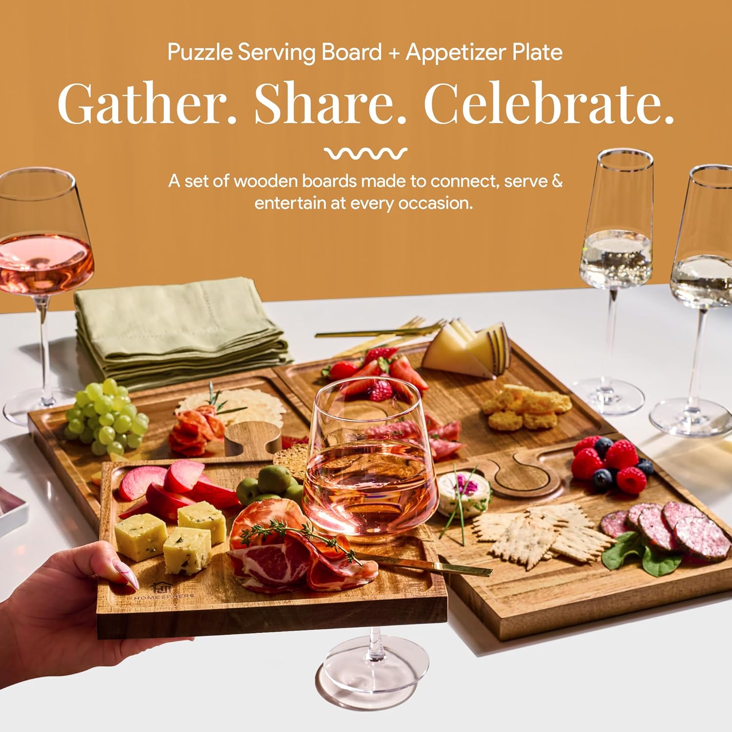 Puzzle Serving Tray – Connects Guests for Stylish and Memorable Moments