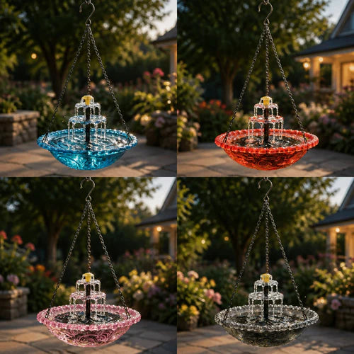 SunLure™ Cascade Fountain — Transform Your Garden into a Peaceful Bird Paradise with Effortless Sun-Powered Magic