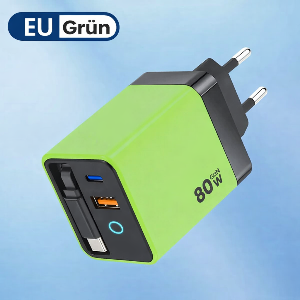 Turbocharger | Smart Turbocharger for Various Devices | GaN Quick Charge Wall Adapter | TurboCharge