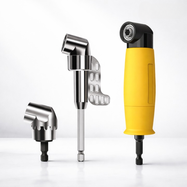 Angle Drill Attachment | Ideal for Confined Spaces | Magnetic Bit Holder | AngleCraft