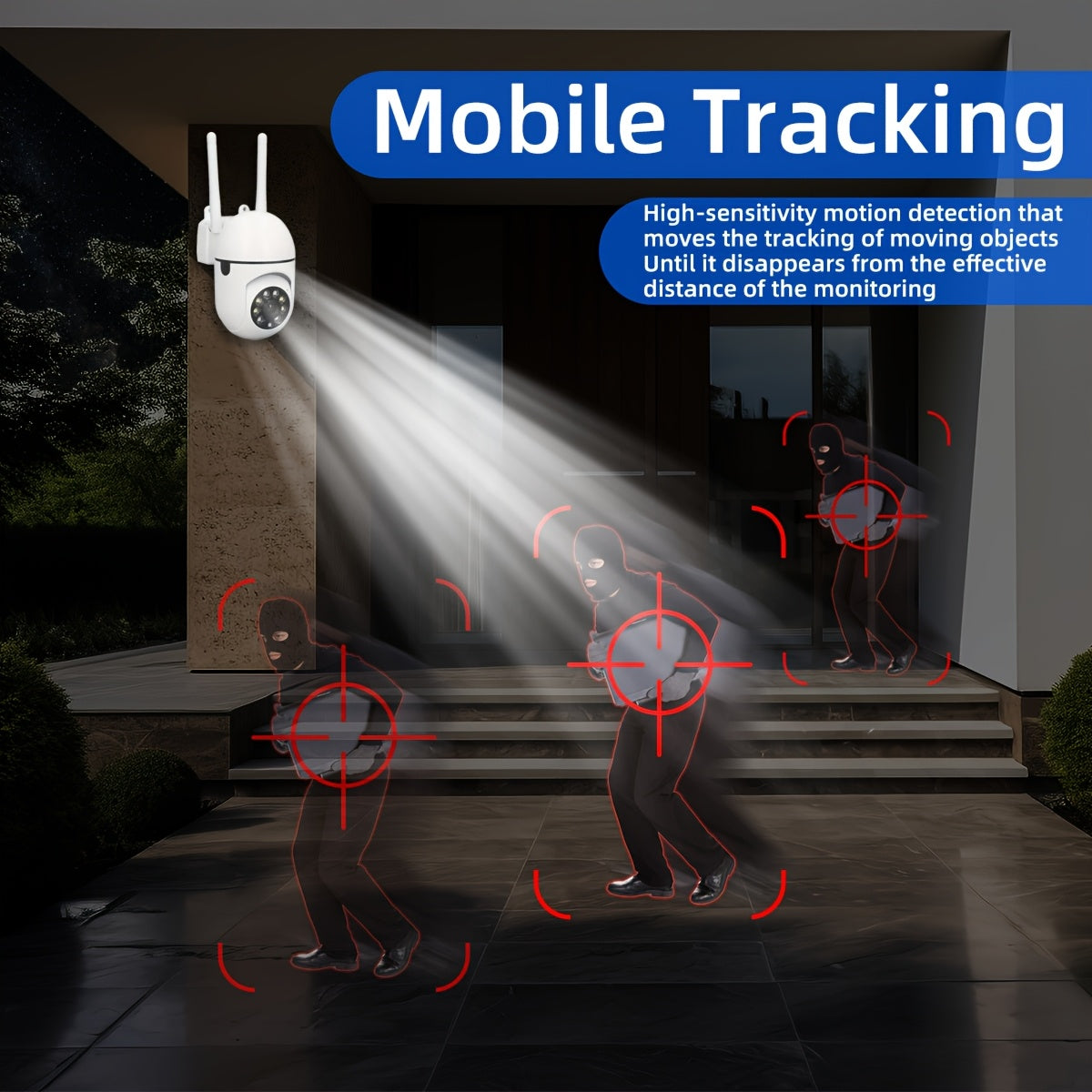 2.4 GHz PTZ WiFi Security Camera