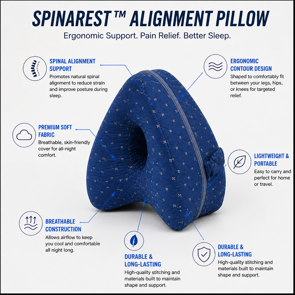 SpinaRest™ — Sleep Pain-Free and Wake Up Energized Every Day