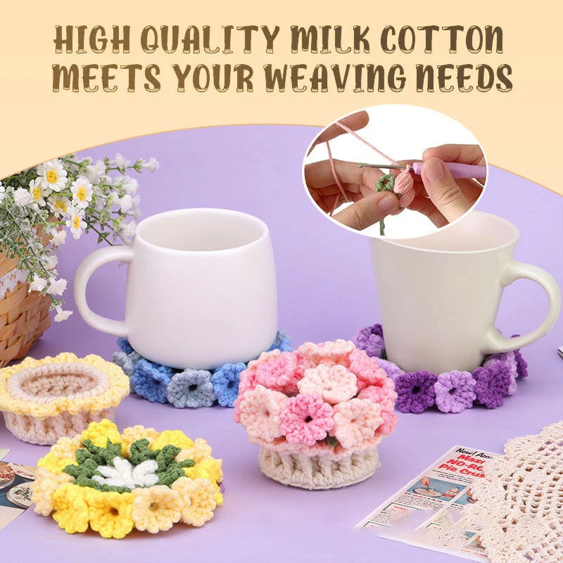 Aldorian™ — Craft Joyful Floral Coasters Fast | (incl. Tutorial book)