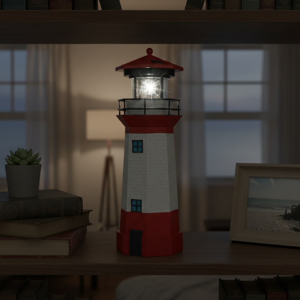 Solar-Powered Nautical Light for Enchanting Garden Evenings