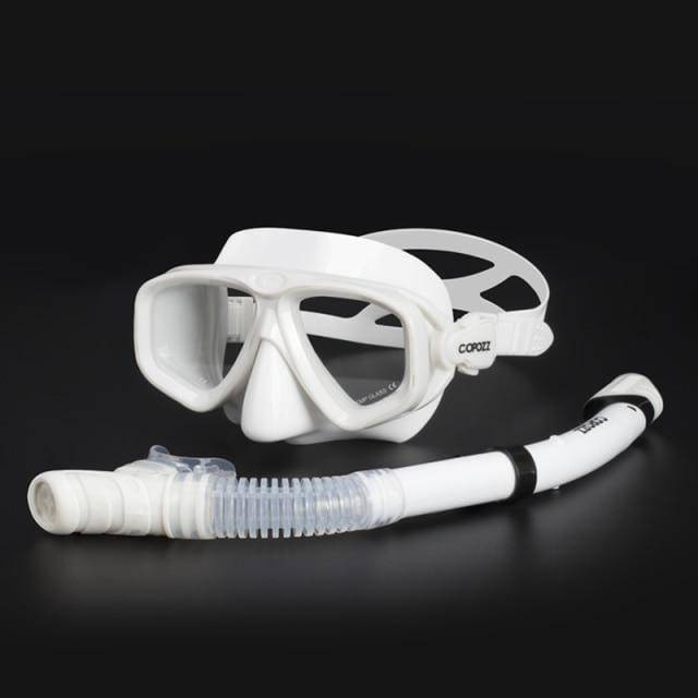 Panoramic View Snorkel Set with Adult Anti-Fog Mask and Dry Snorkel