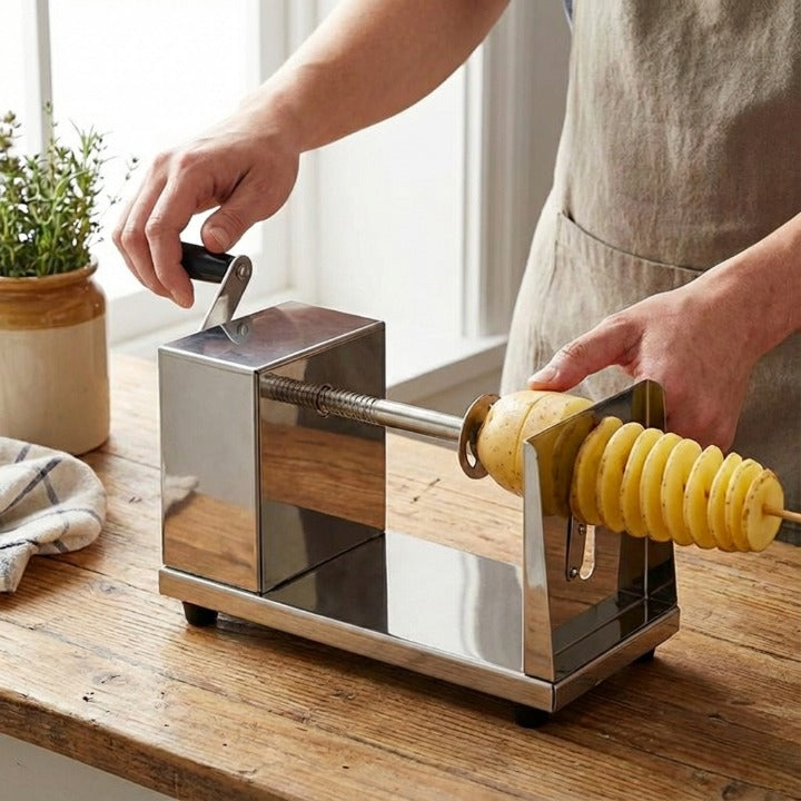 Spiral Vegetable Slicer - Create Artistic Masterpieces in Seconds!