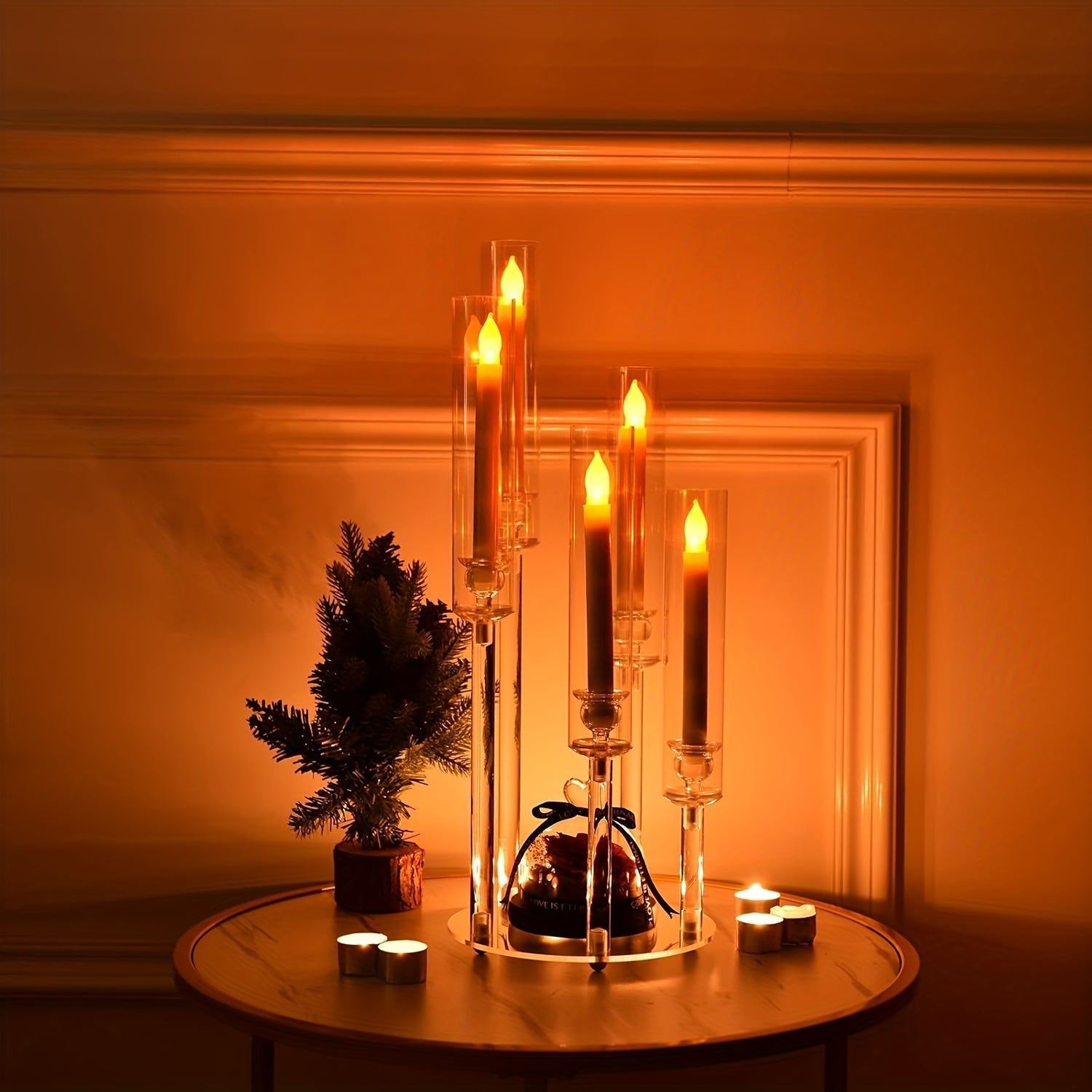 5-Arm Candle Holder — Enchant Your Home with Timeless Warmth and Sparkling Elegance