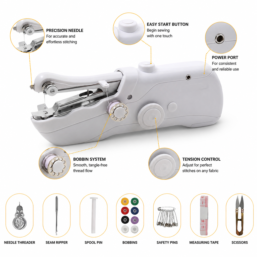 SewSwift™ — Unleash Your Creativity Anywhere with Effortless, Precise Stitching