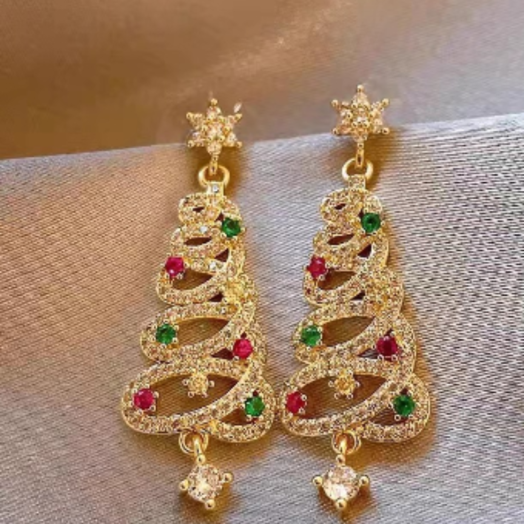 LumaBelle™ Christmas Earrings — Shine Bright All Season with Featherlight Festive Glam
