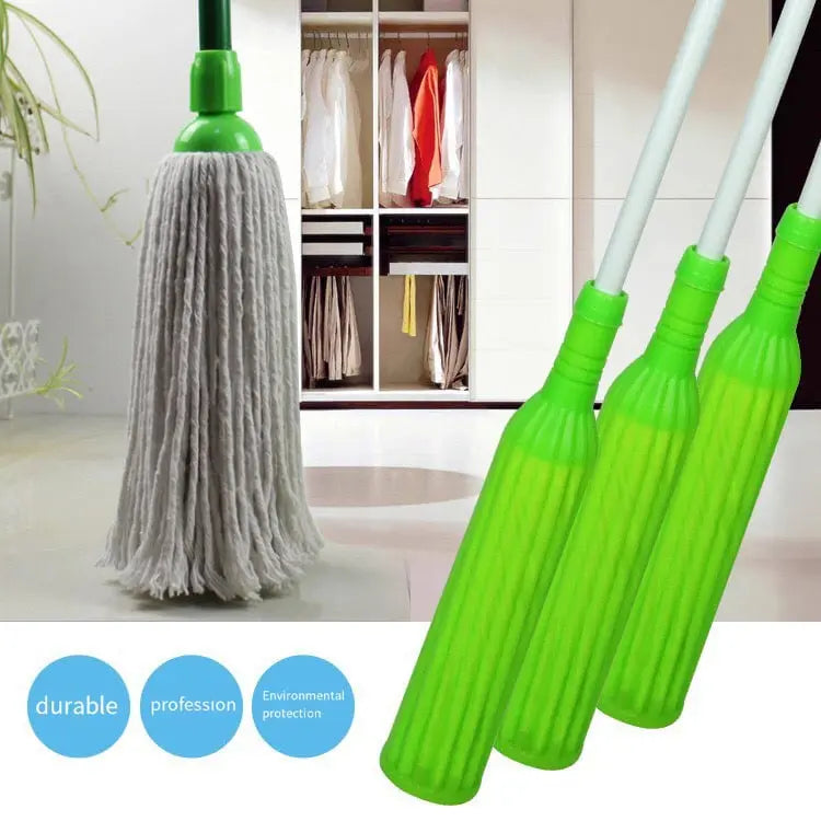 Self-Wringing Microfiber Mop Replacement Head | Swivel Connector | Hands-Free Operation | CleanPulse