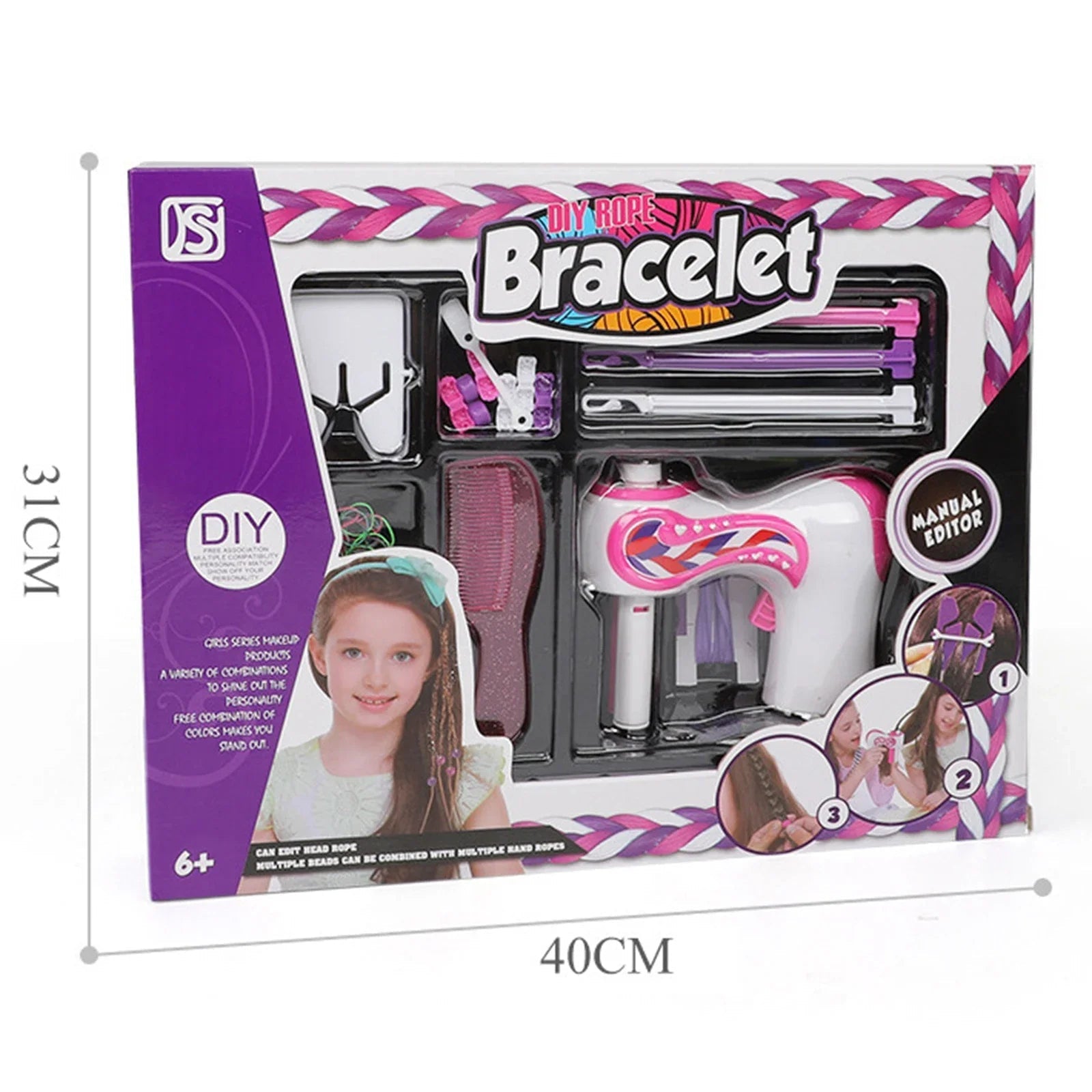 Effortless Braiding Tool for Stunning Hairstyles Without Damage