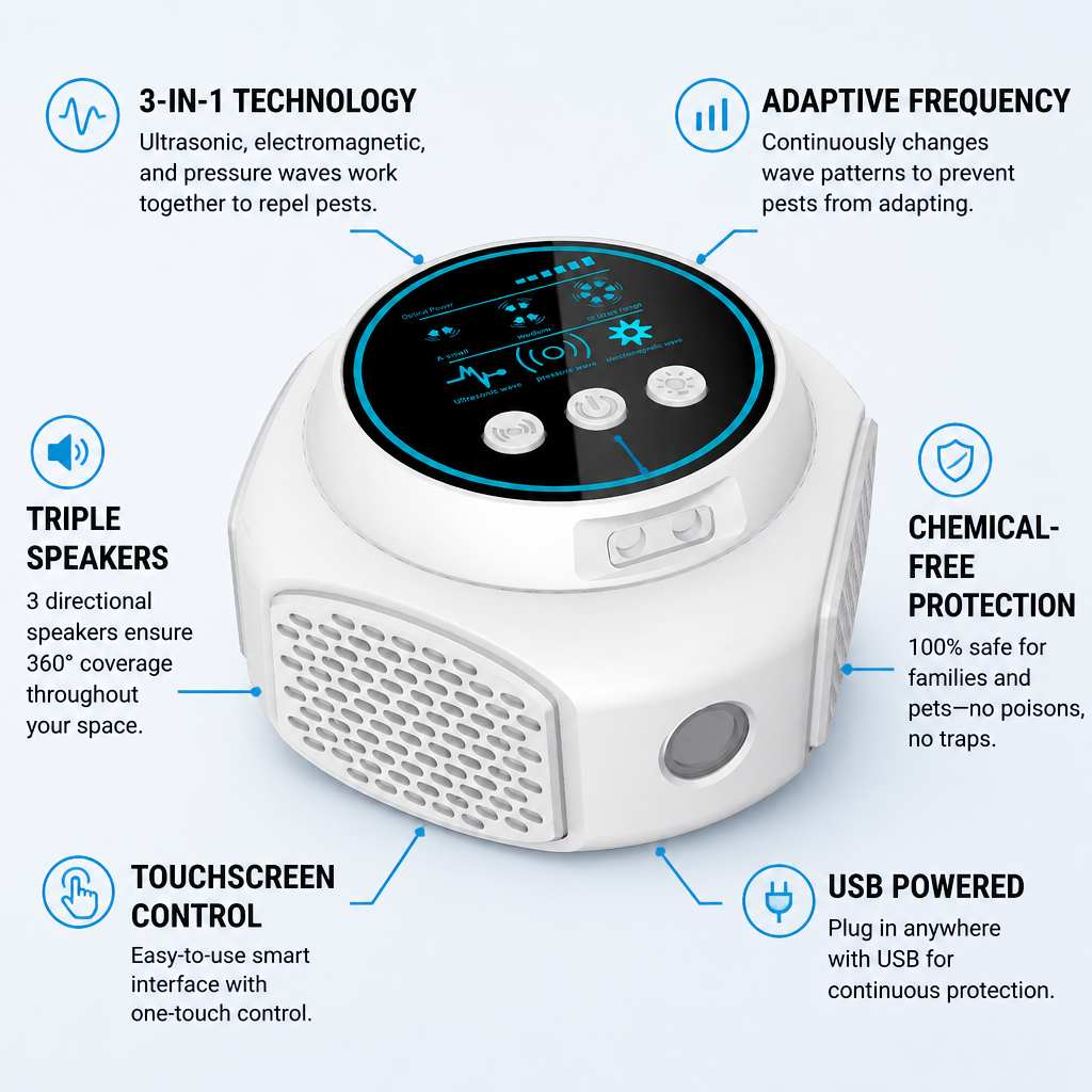 HomeShield Pro™ — Take Back Your Home with Silent, Safe Pest-Free Peace