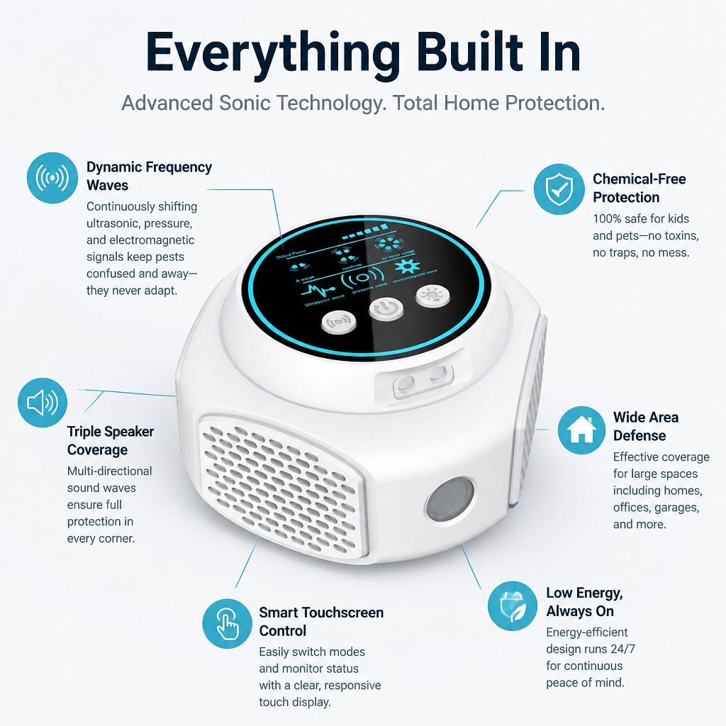 PestDefy™ — Silent, Smart Waves That Banish Pests and Restore Your Peace of Mind