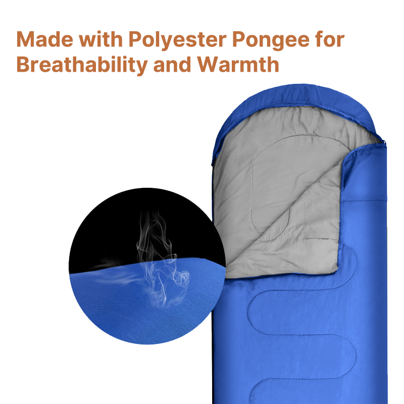 Hooded Sleeping Bag for Year-Round Camping