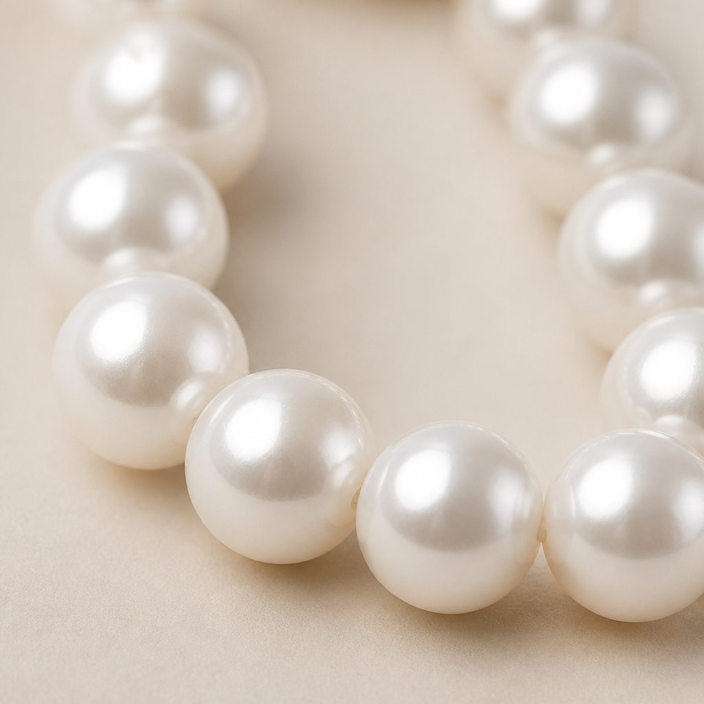 Valoré™ – Layered Graduated Pearl Necklace with Adjustable Stainless Steel Clasp