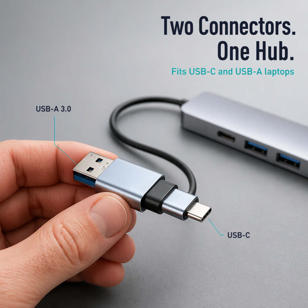 RamixPro™ — Plug In Everything With One Hub and End the Dongle Mess