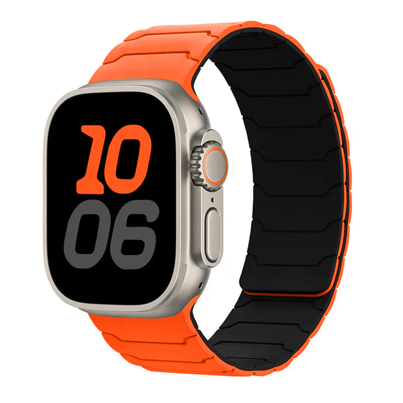 Silicone Magnetic Watch Band for Apple Timepiece
