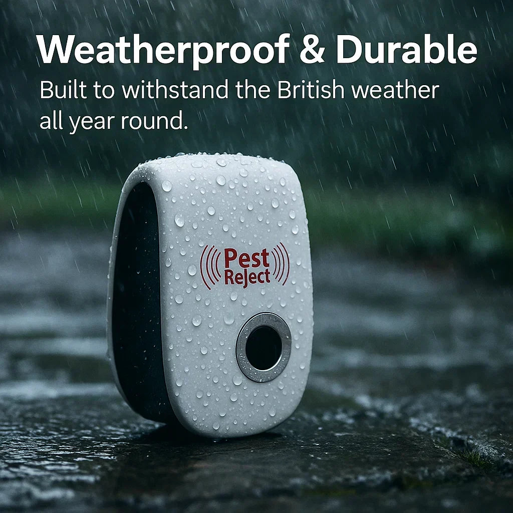 Ultrasonic Squirrel Repellent for Gardens and Yards - 48 Hour Effect