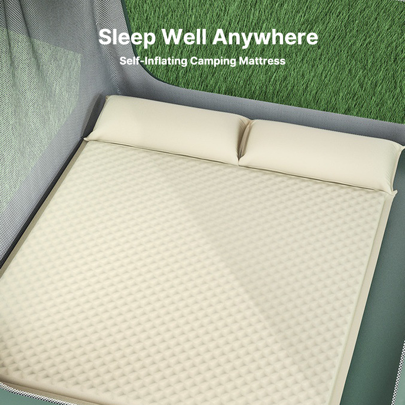 Self-Inflating Camping Mattress with Automatic Function