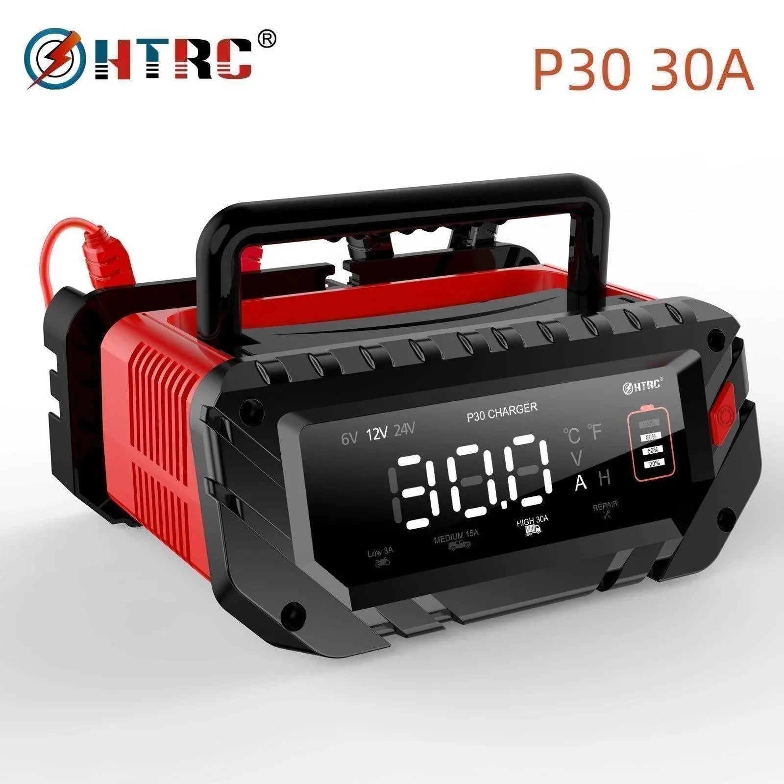 Smart Automatic Battery Charger for Cars, Motorcycles, and Electronics