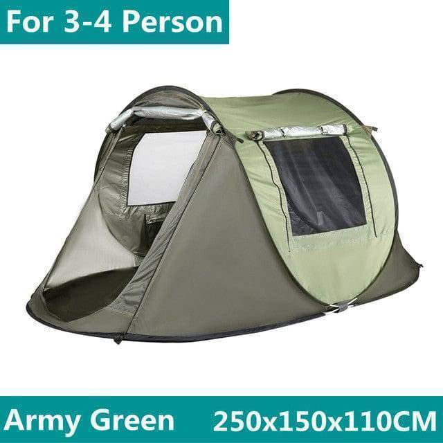 Family Camping Tent - Waterproof and Automatic for Outdoor Use