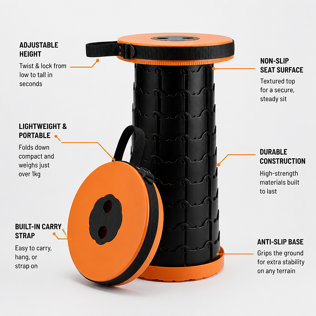 StrideSeat™ — Rock-Solid Comfort That Moves With You Everywhere You Go