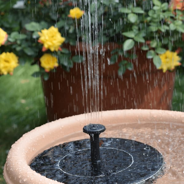 Solar Fountain – Enchant Your Garden with Lively Water Feature and Solar Power