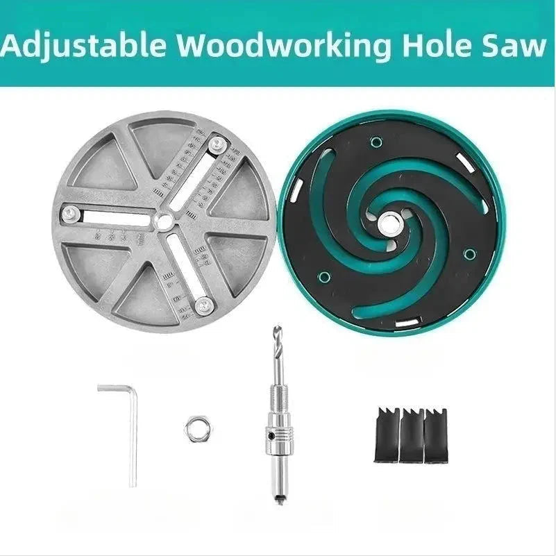 Adjustable Circular Cutter Drill Attachment | Variable Hole Cutter | Precise Cuts | DrillForm