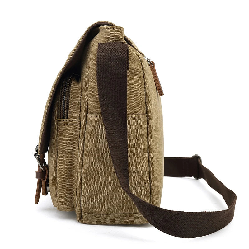 Stylish Canvas Shoulder Bag for Organized Travel