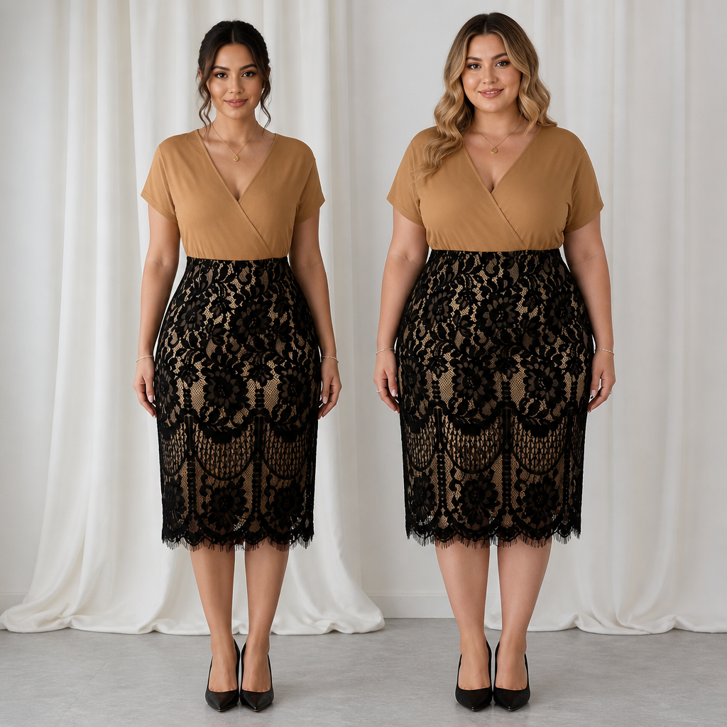 LuminaFleur™ Lace Evening Dress — Unleash Stunning Confidence with Every Curve You Own