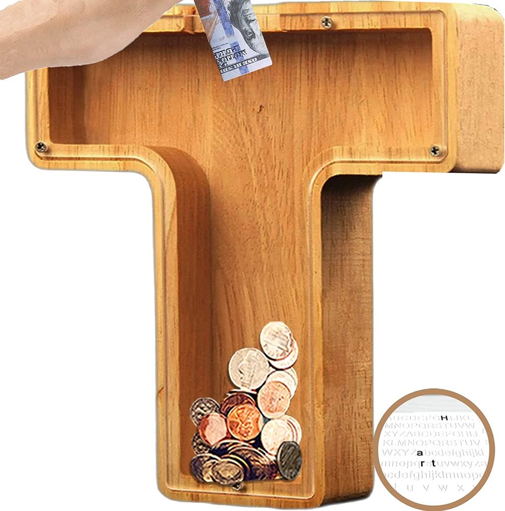 Handcrafted Piggy Bank to Encourage Safe Saving for Kids