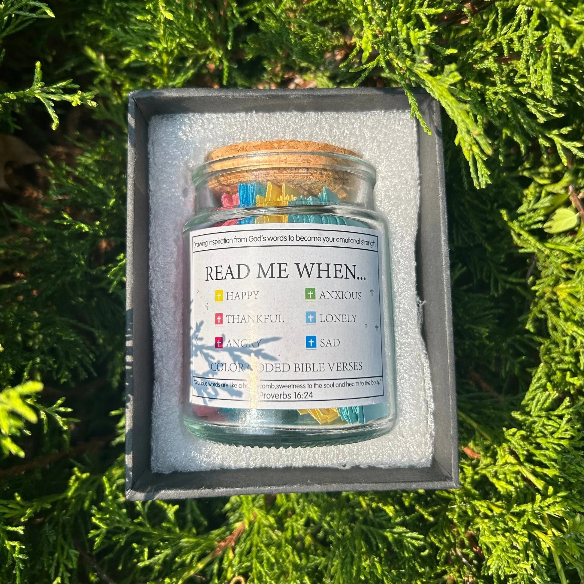 SpiritPearl™ Faith Jar — Your Daily Dose of Peace, Hope, and Strength in Every Verse