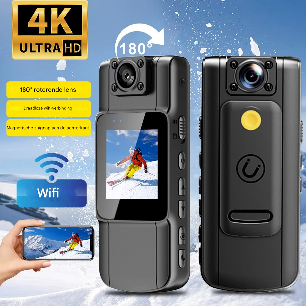 Compact Camera | 4K Video | Swivel Lens | SecureCam