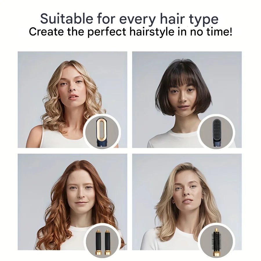 Achieve Any Look with Silky Shiny Hair and Professional Styling in Minutes
