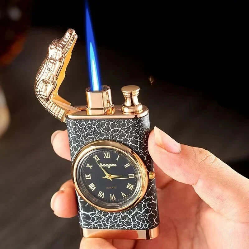 PyraLux™ Croc Flame — Ignite Your Legacy with Time and Power in Hand