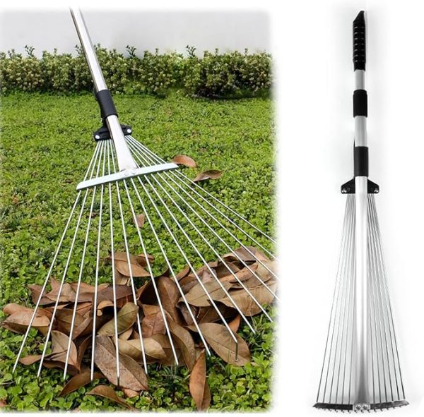 Ergonomic Garden Rake for Back-Friendly Gardening