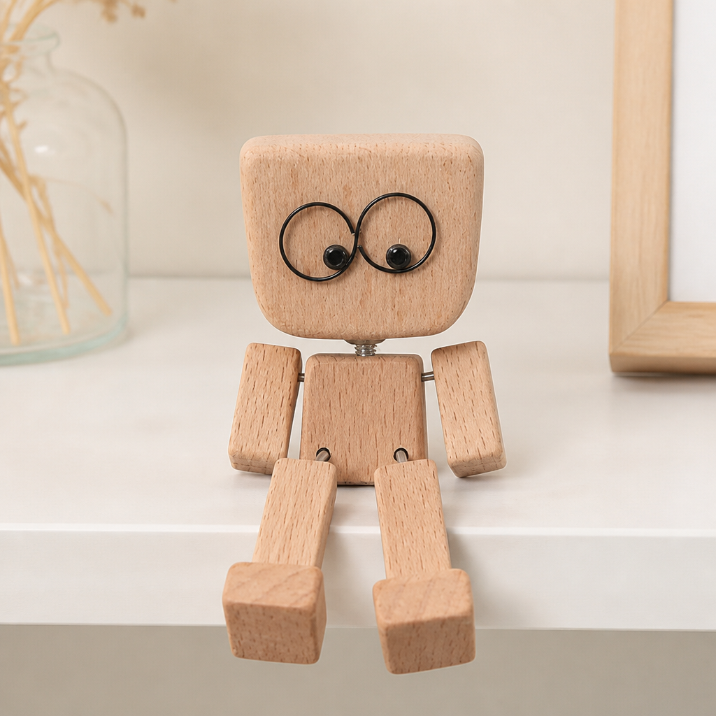 TimberJoy™ — Your Personal Wooden Buddy That Brightens Every Moment