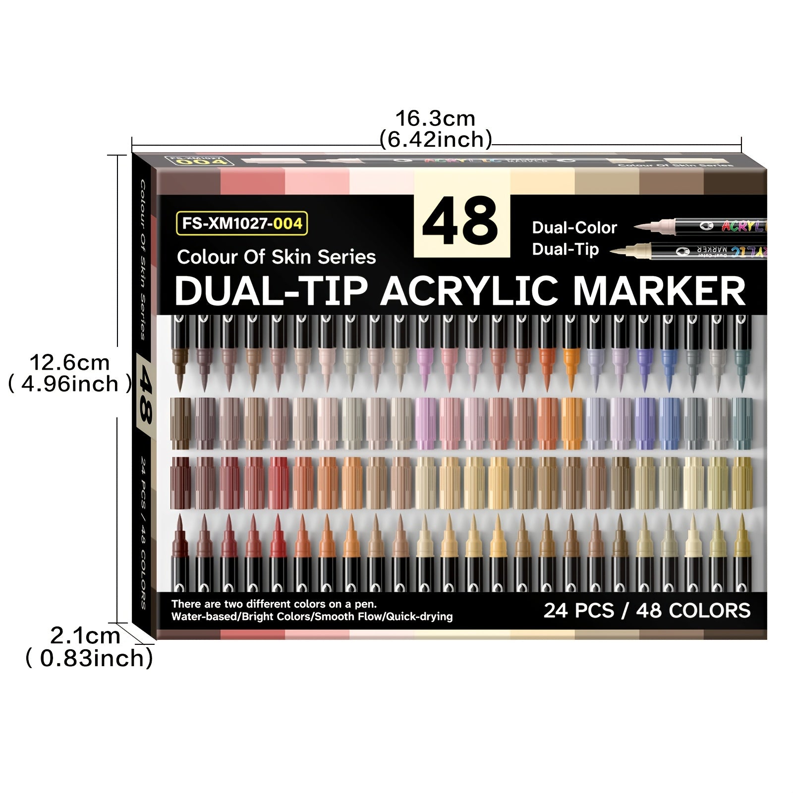 Set of 120 Acrylic Markers