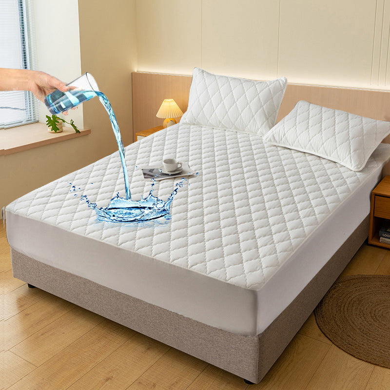 FortiRest™ Bedding Set — Sleep Soundly with Plush, Waterproof Protection That Never Shifts