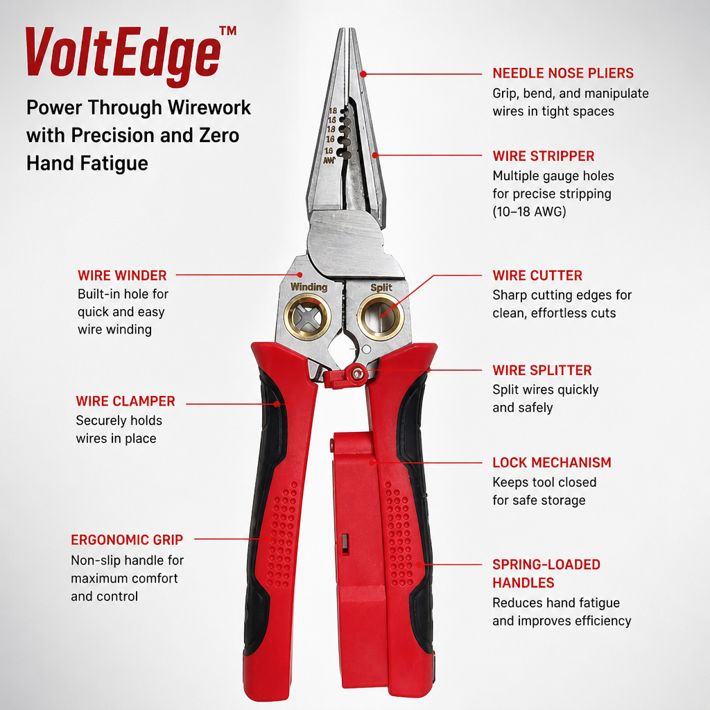 VoltEdge™ — Power Through Wirework with Precision and Zero Hand Fatigue