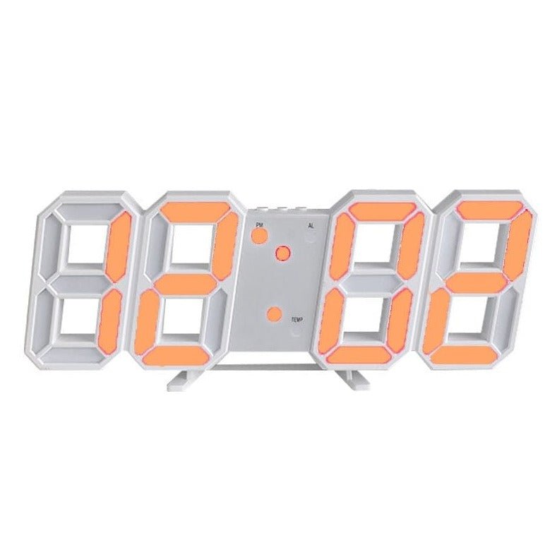 3D LED Wall Clock - Effortlessly Read Time in Bright Clarity Anytime