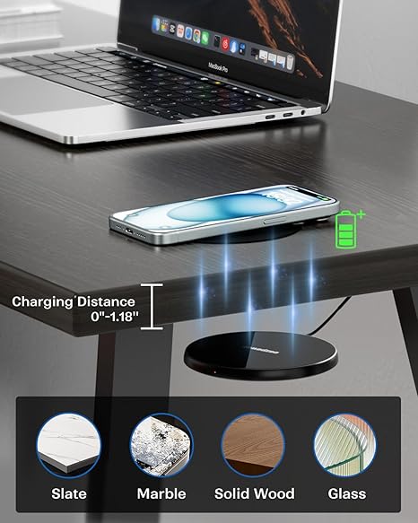 Wireless Desk Charger – Declutter Your Workspace with Invisible Charging