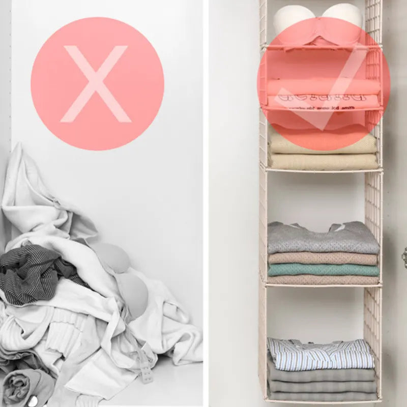 Multi-Tier Hanging Closet Organizer