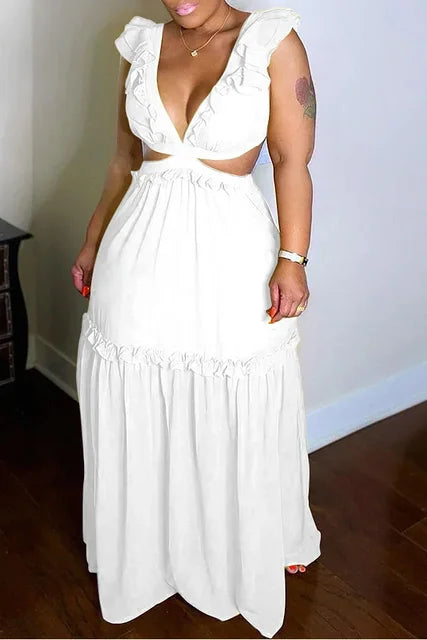 LuxeLure™ Dress V-Neck — Shape Your Curves, Own Every Glance with Effortless All-Day Glamour
