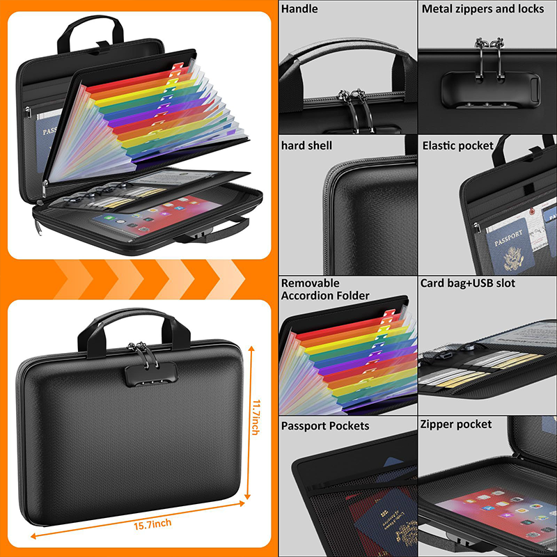 Document Protection Case – Fire and Water Resistant for Important Papers