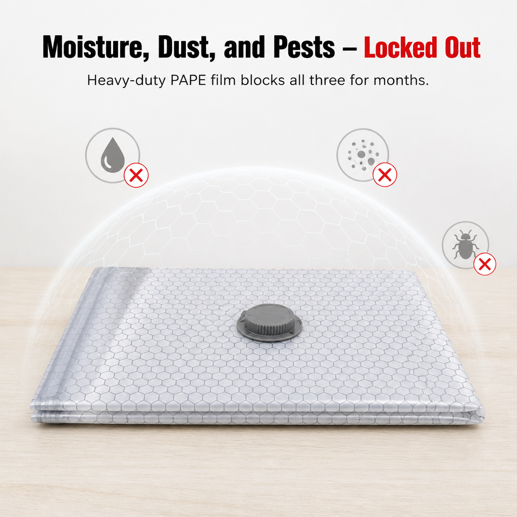 SpaceSculptor™ — Crush Closet Clutter by 80% Without Bags That Puff Back