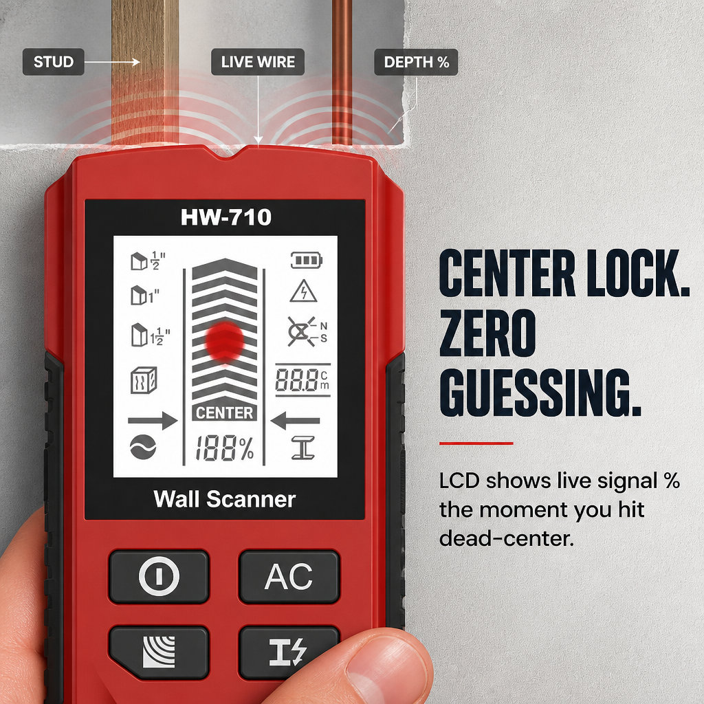 WallSight™ — Spot Studs, Pipes & Live Wires Before You Drill