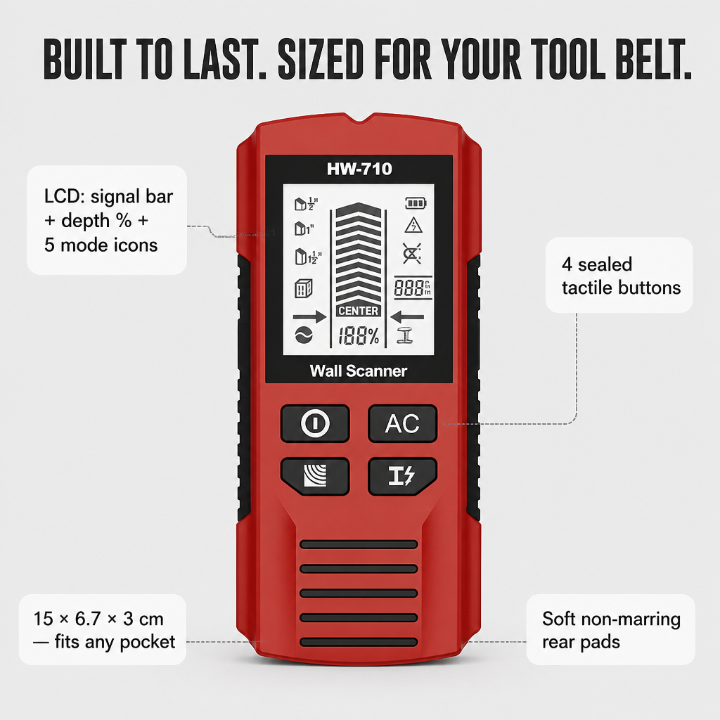 WallSight™ — Spot Studs, Pipes & Live Wires Before You Drill